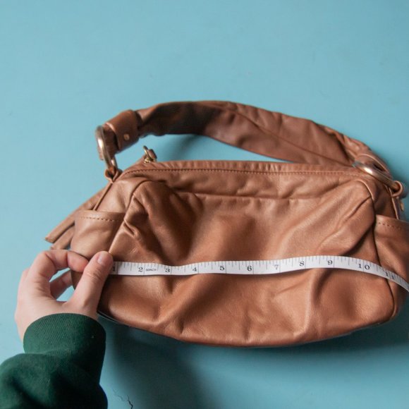 Coach Tan Leather Shoulder Bag - Picture 10 of 12